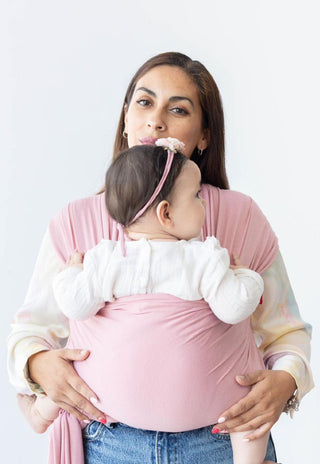 Fular porta bebe Apego Palo Rosa
