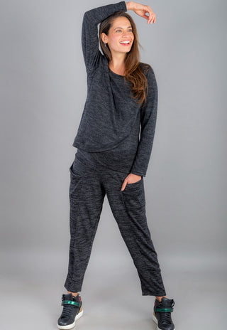 Jogger Maternal Loreto Tejido Marengo