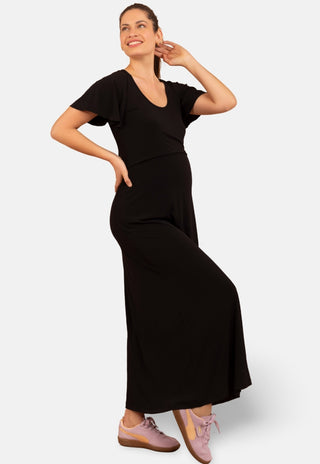 Vestido Maternal y Lactancia Trini Negro