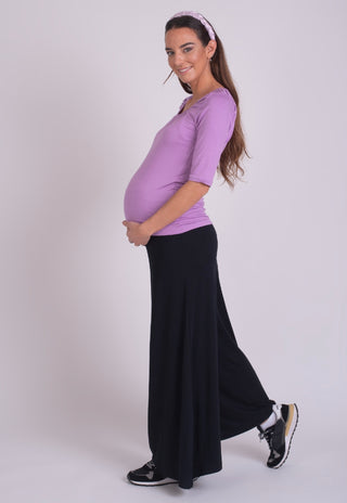 Polera Maternal y Lactancia Ines Lavanda