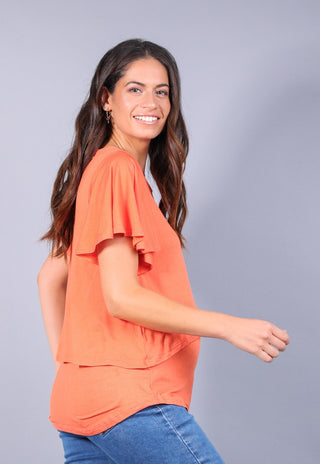 Polera Maternal y Lactancia Pia Naranjo