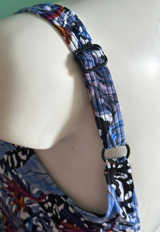 Traje de Baño Maternal Estampado Azul