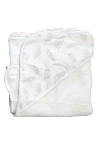Toalla delantal baño Plumas
