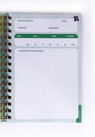 Cuaderno de Salud Infantil Dinosaurio - Madremia
