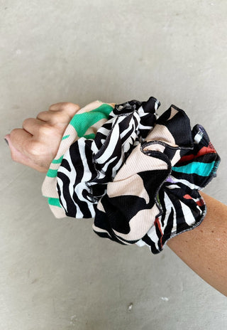 Maxi - Colet (Scrunchie) Zebra - Madremia
