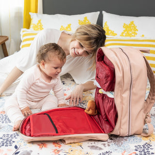 Mochila Maternal Happy Nina Rosada