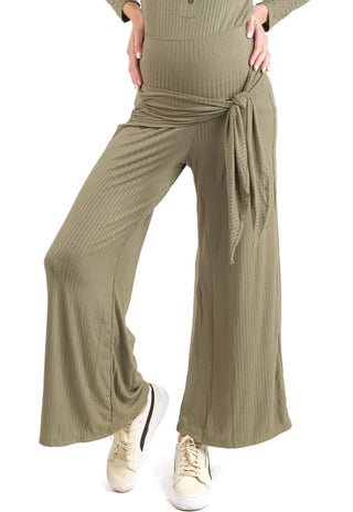 Pantalon Palazzo Maternal Maura Oliva - Madremia