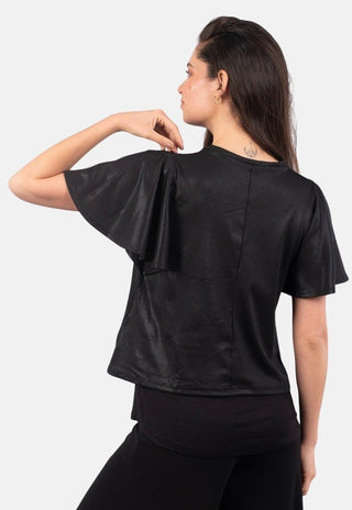 Polera Maternal y Lactancia Pia Negro Night - Madremia