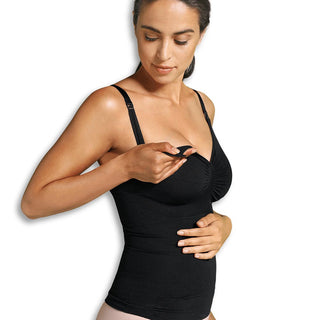 Camiseta de Lactancia Carriwell Negro (Top reductor)