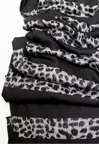 Pañuelo de Lactancia Animal Negro