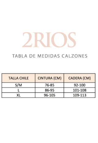 Calzón Postparto 2Rios Microfibra Blanco