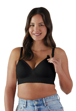 Sosten de Lactancia Bravado Plunge Negro