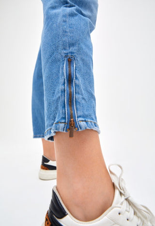 Jeans Maternal marca MADE Zipper Celeste