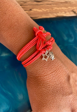 Collar/Pulsera Silk Coral Niñita