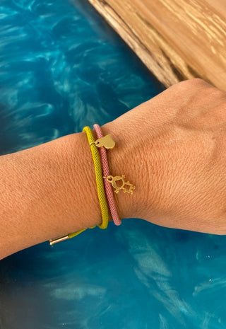 Pulsera Cordón Corazón