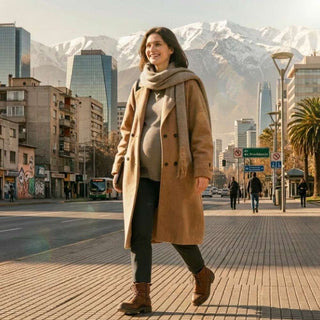 cómo vestirse en invierno si estás embarazada