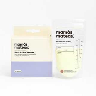 Pack 25 bolsas almacenamiento leche materna- Mamás Mateas