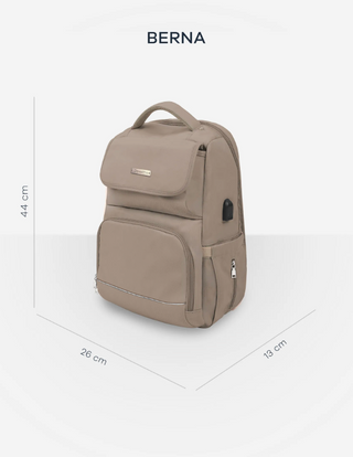 Mochila Maternal Berna Beige