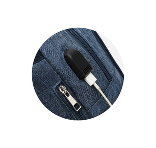 Mochila Maternal Boston Negro Melange