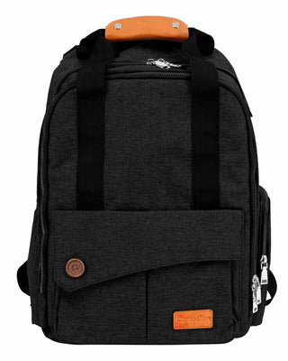 Mochila Maternal Roma Negro Melange