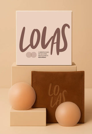 Lolas Redondas Sin Adhesivo Latte de LOVE LUST