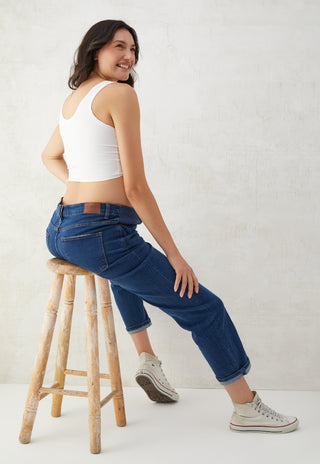 Jeans Recto Blue Pre Natal y Post parto Básico - MADE