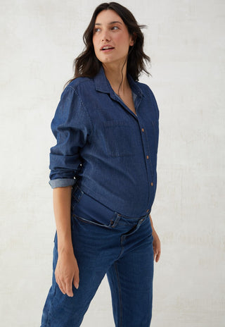 Jeans Maternal marca MADE Basic Blue