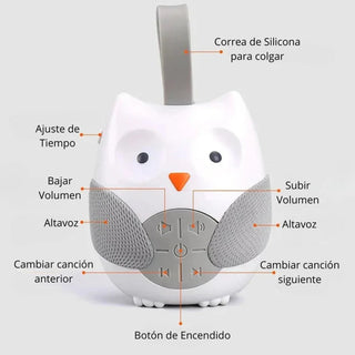Máquina de Sonidos, Ruido Blanco Diseño Buho - Spazio Bambini
