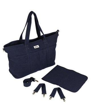 Bolso Maternal con Mudador Denim - Béaba