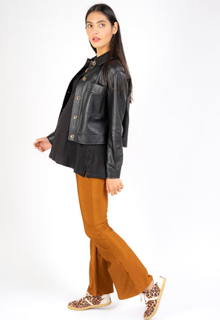 Calza Flo Cobre Pre Natal Flare
