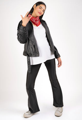 Calza Flo Negro Pre Natal Flare