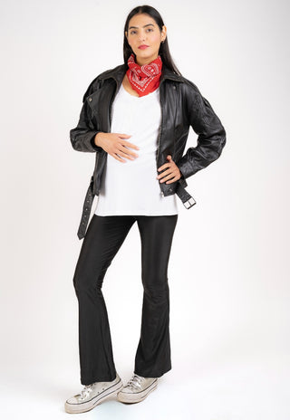 Calza Flo Negro Pre Natal Flare