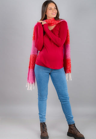 Polera Maternal y Lactancia Lupe Burdeo ML