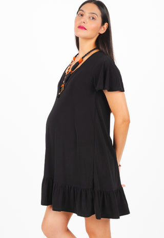 Vestido Maternal y Lactancia Cata Negro