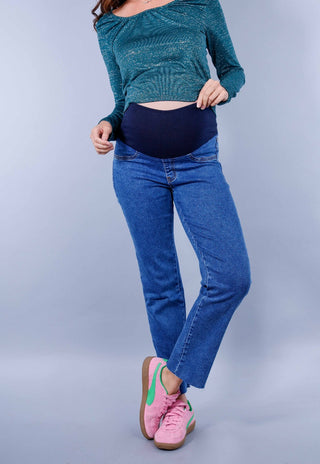 Jeans Maternal Recto Medium Light