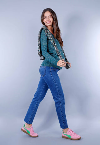 Jeans Maternal Recto Medium Light