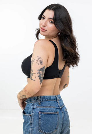Sosten tipo Bralette Negro Modelo Lupe de LOVE LUST