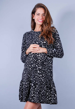 Vestido Maternal y Lactancia Maite Negro