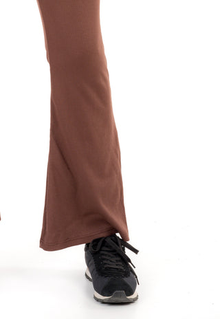 Pantalon Juli Café Pre Natal Flare