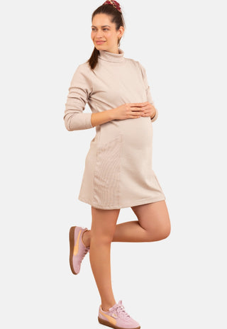 Vestido Maternal Londres Beige
