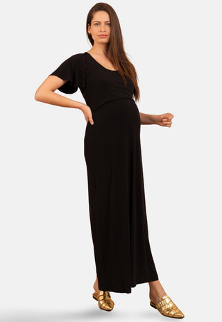 Vestido Maternal y Lactancia Trini Negro