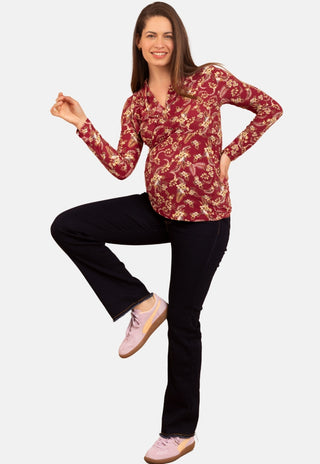 Polera Maternal y Lactancia Magda Burdeo