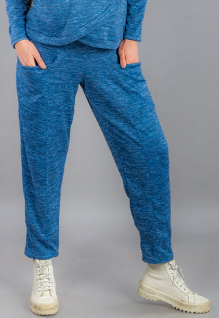 Jogger Maternal Loreto Tejido Azul