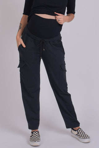 Pantalon Jogger Maternal Valeria Negro