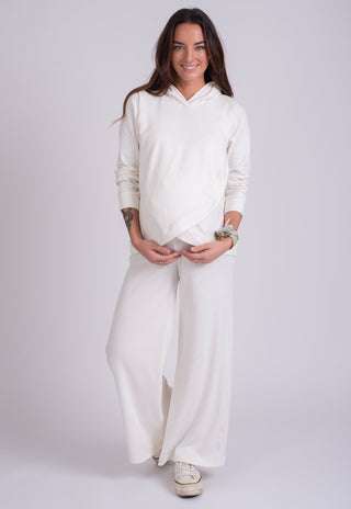 Pantalon Palazzo Maternal Javi Crudo