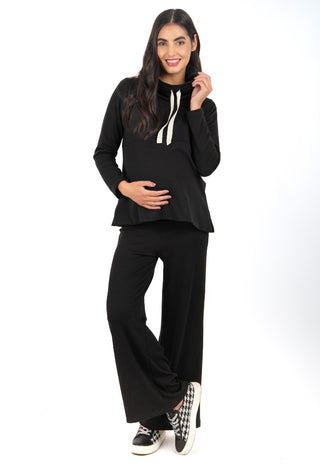 Pantalon Palazzo Maternal Javi Negro
