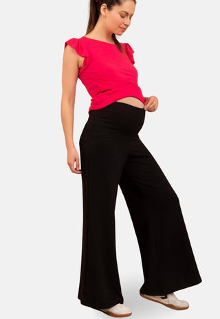 Pantalon Palazzo Maternal Luzma Negro