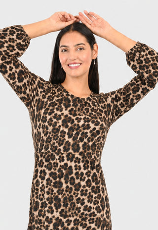 Vestido Juana Animal Maternal y Lactancia Apertura Upper Cross