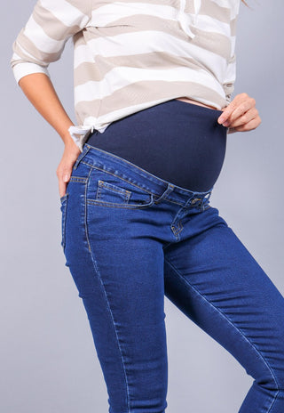 Jeans Maternal Soft Blue