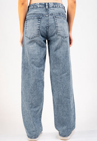 Jeans Baggy Azul Pre Natal y Post Parto - Ancho
